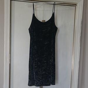 Elegant Black Velvet Dress